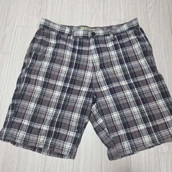 [BUNJANG] Men's Checkered Shorts / 체크 반바지 남성
