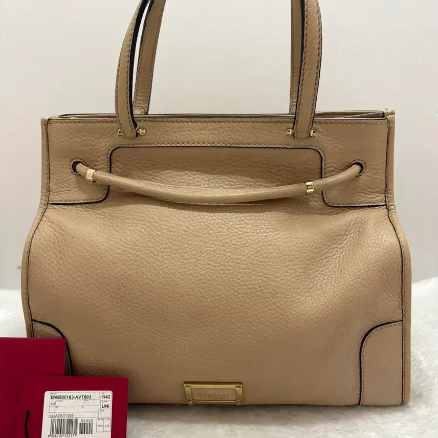 [BUNJANG] Valentino Garavani Tote Bag Beige / 발렌티노 가라바니 토트백 베이지(정품)