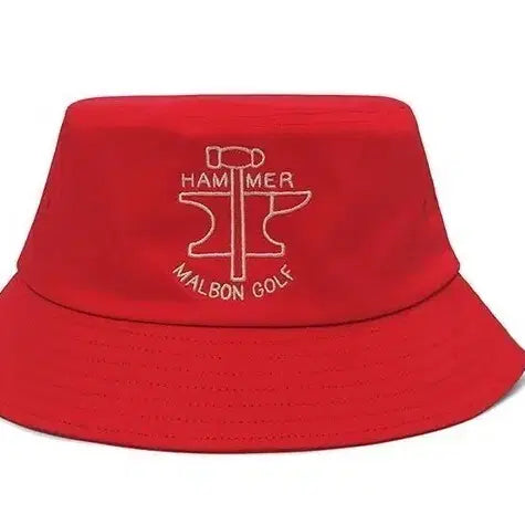 [BUNJANG] Malbon Genuine Cotton Bucket Hat - Red / 미개봉 말본정품버킷