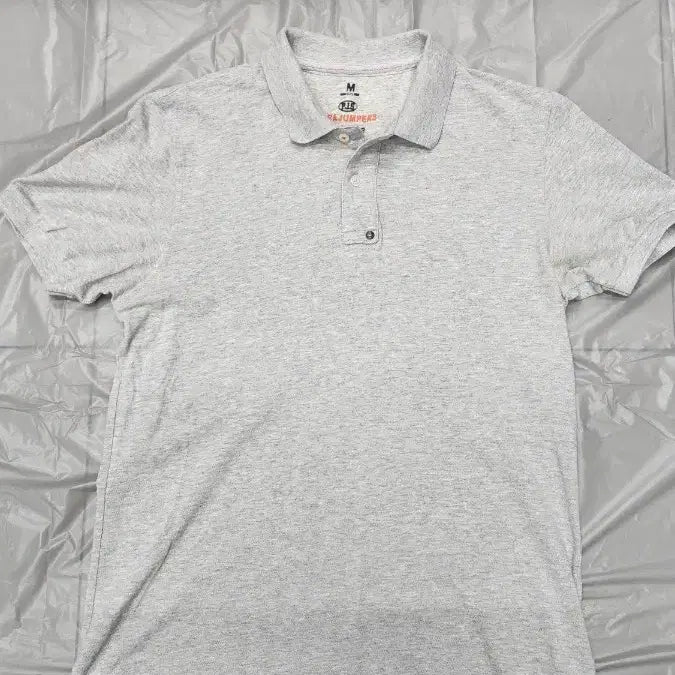 [BUNJANG] Parajumpers Grey Polo T-Shirt M / 파라점퍼스 그레이 카라티 M