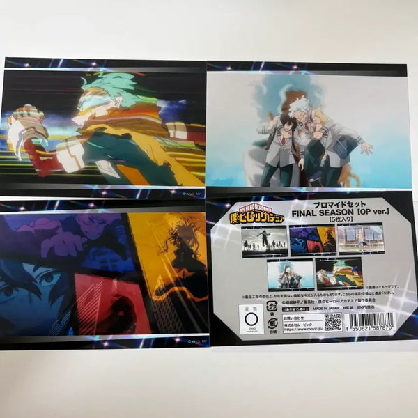 [BUNJANG] My Hero Academia Final Season Bromide Set (3 Types) / 히로아카 파이널시즌 브로마이드 세트 3종
