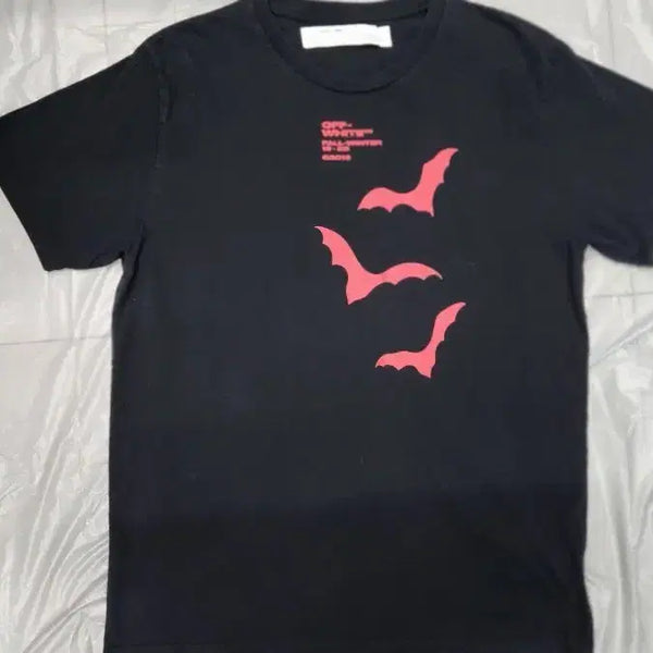 [BUNJANG] Off-White Men's Black Printing Short Sleeve T-Shirt XL / Off-White Men's Black Printing 반팔 티셔츠 XL