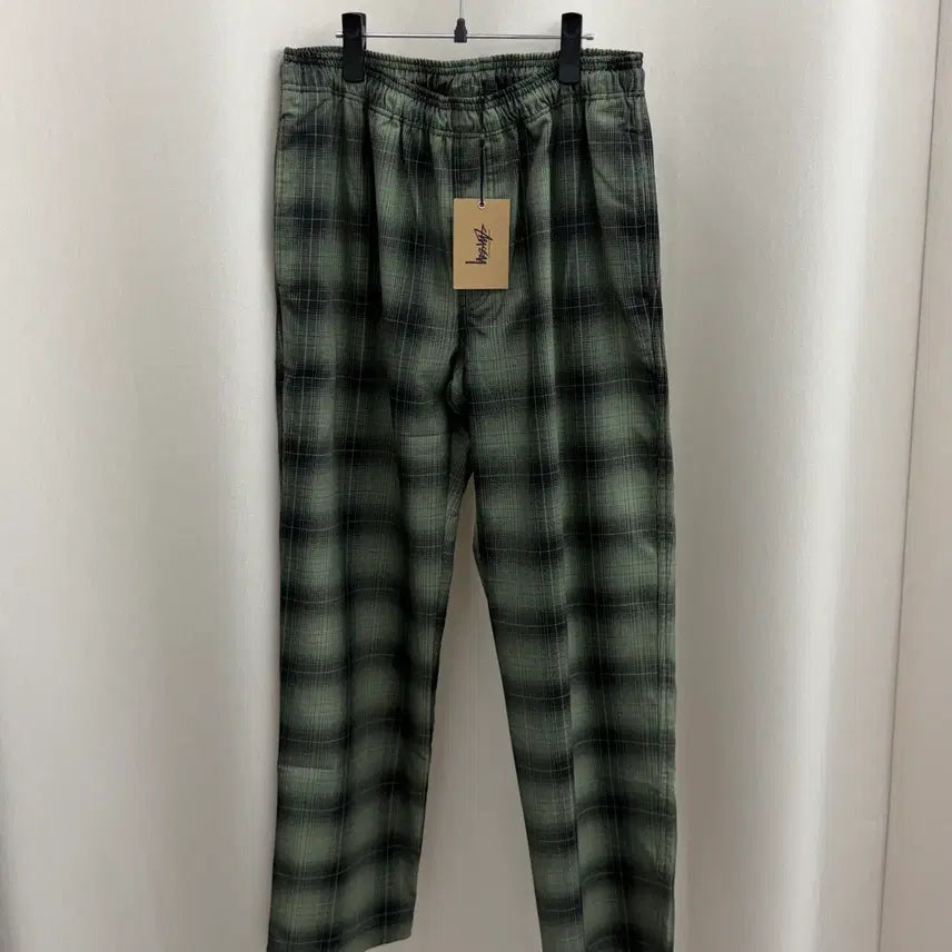 [BUNJANG] Stussy Check Bending Pants Small / 스투시 체크 밴딩 팬츠 // 스몰