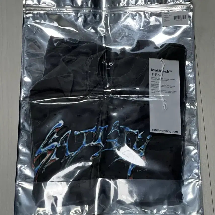 [BUNJANG] Satisfy Mostech T-Shirt Aged Black XL / [XL] 새티스파이 모스테크 티셔츠 에이즈드 블랙