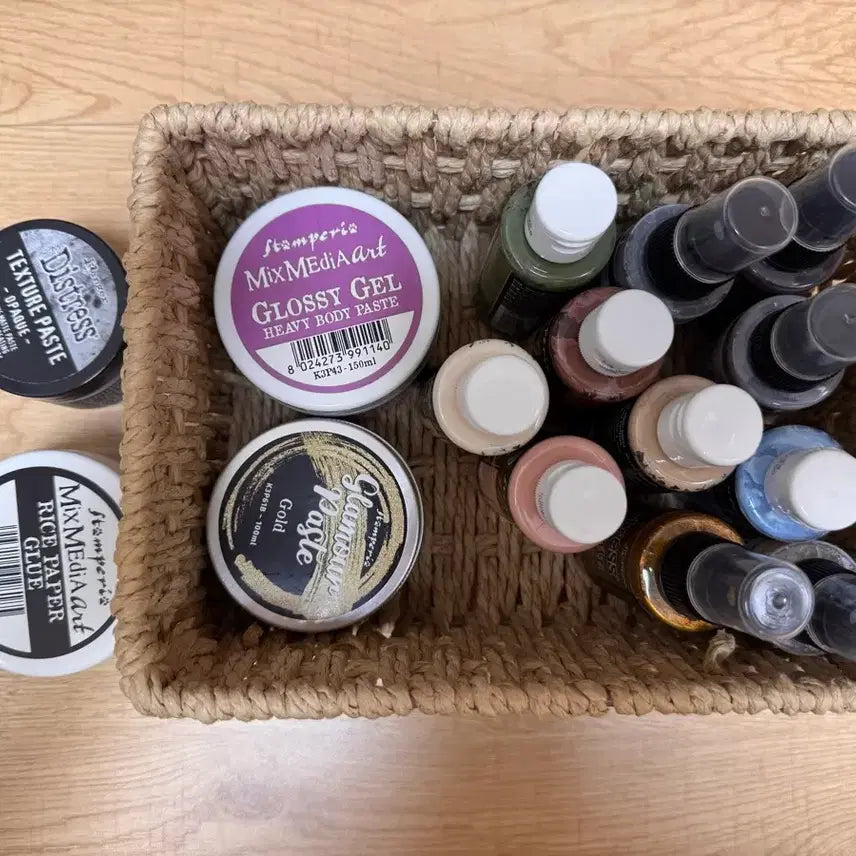 [BUNJANG] Tim Holtz Glossy Paste & Ink Spray Bundle Set / 페이스트 / 팀홀츠 잉크 일괄판매 / 다꾸 / 빈티지다꾸