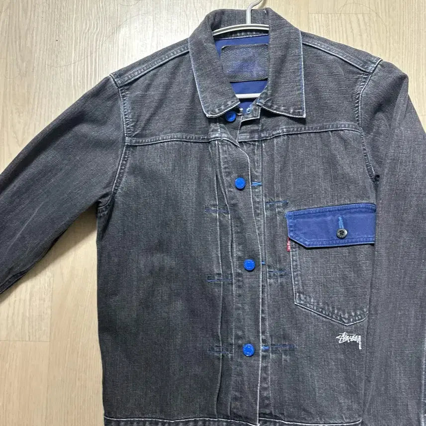 [BUNJANG] Levi's x Stüssy Denim Jacket L / [L/빈티지] 리바이스X스투시 데님자켓