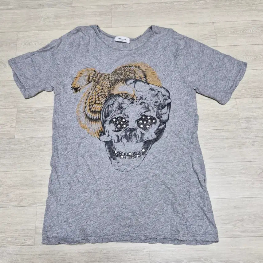 [BUNJANG] Skull Print Short Sleeve T-Shirt / 해골 반팔티