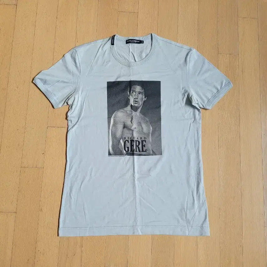[BUNJANG] Dolce & Gabbana Richard Gere Print Retro Vintage T-Shirt / 돌체앤가바나 반팔 티셔츠 리차드기어 프린트 레트로 빈티지