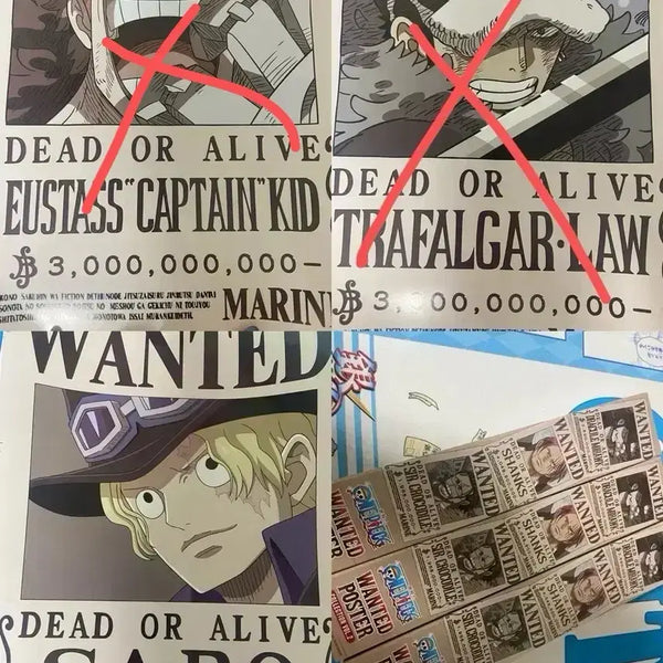 [BUNJANG] One Piece "Wanted" Poster - Sabo / 원피스 현상금 수배서 사보 포스터