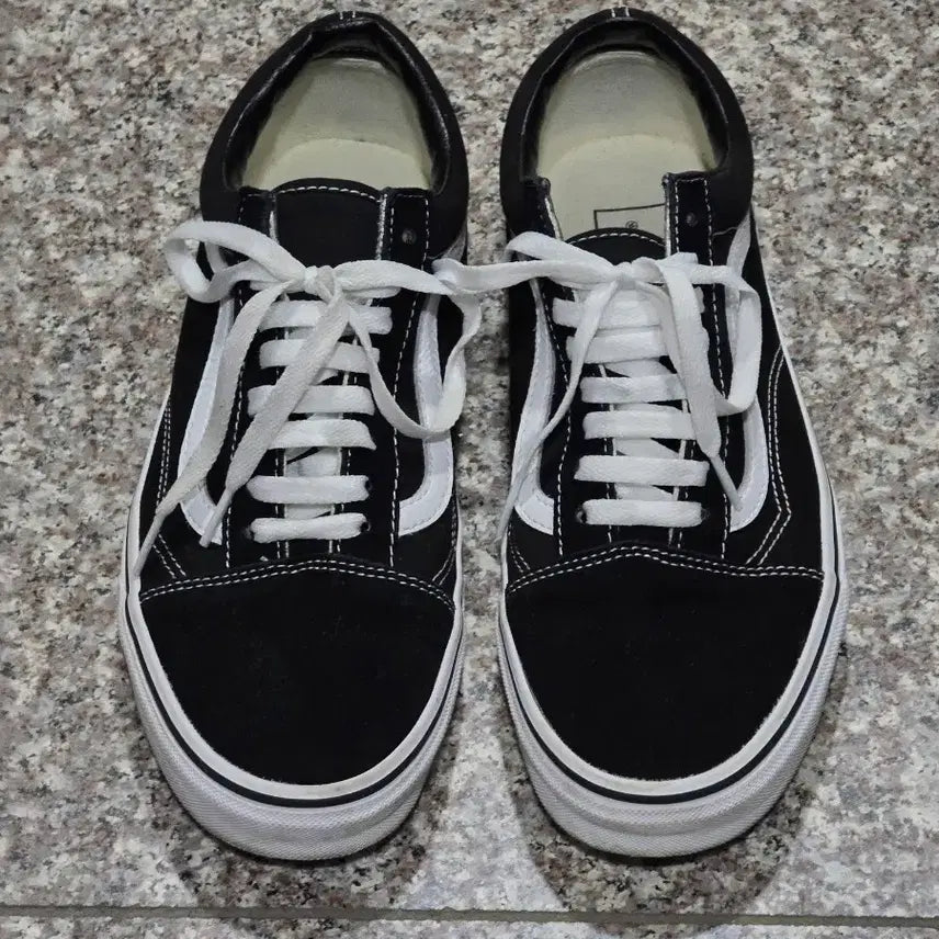 [BUNJANG] Vans Old Skool Black Sneakers / 반스 올드스쿨 블랙