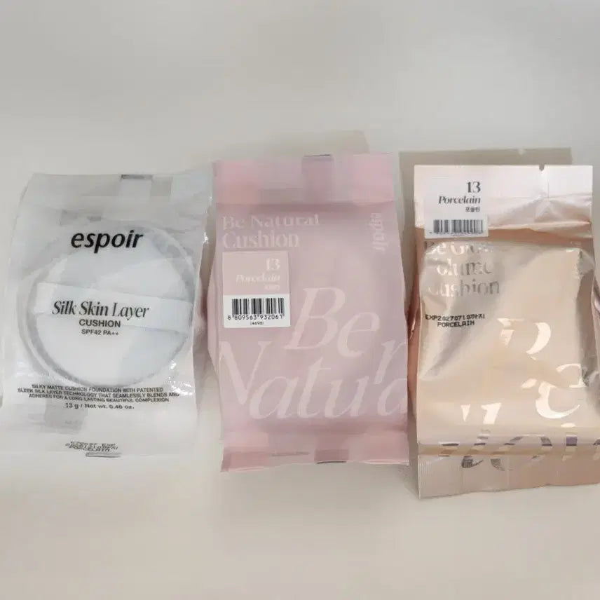 [BUNJANG] Espoir Be Natural Be Glow Silk Skin Layer Cushion Refill #13 Porcelain / 에스쁘아 비내추럴 비글로우 실크 스킨 레이어 쿠션 리필 13호 포슬린
