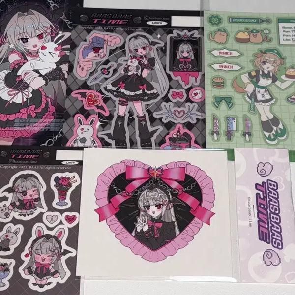 [BUNJANG] All Things I Love Bath Bar Time Diary Decoration Sticker Set / 올더띵스아이러브 바스바스타임 다꾸 다이어리 꾸미기 스티커 양도