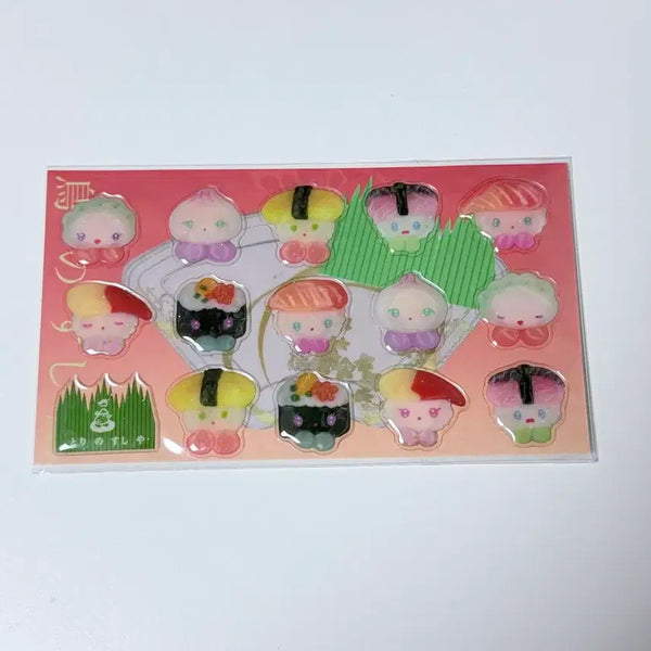 [BUNJANG] Sunonebird Epoxy Sushi Sticker / Sunonebird 에폭시 스시 스티커