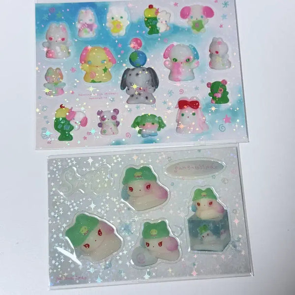 [BUNJANG] Sunonebird Sticker + Epoxy Sticker Set / Sunonebird 스티커 +에폭시 스티커세트