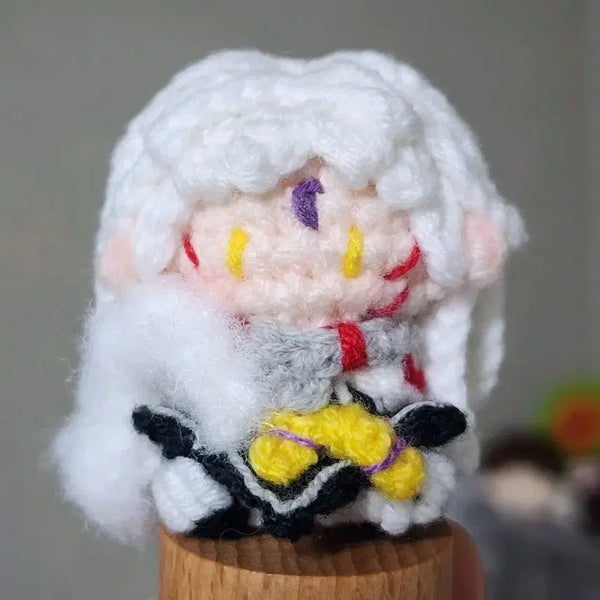 [BUNJANG] Inuyasha & Sesshomaru Crochet Keychain & Plush Set / 이누야샤 뜨개키링 뜨개인형 모음