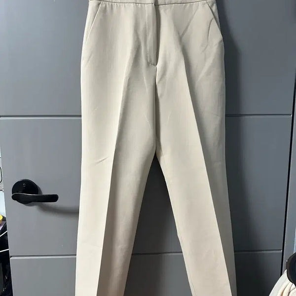 [BUNJANG] Blessed Beige 9-Length Slacks - Size S / 베이지 9부 슬랙스 S 새상품