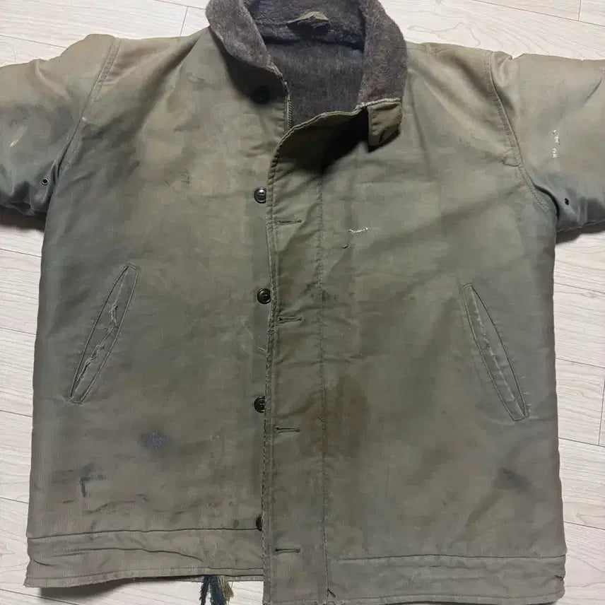 [BUNJANG] 1940s US Navy N-1 Deck Jacket (Size 42) / 40s 오리지널 미해군 n-1 덱자켓 42사이즈