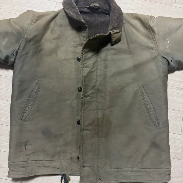 [BUNJANG] 1940s US Navy N-1 Deck Jacket (Size 42) / 40s 오리지널 미해군 n-1 덱자켓 42사이즈