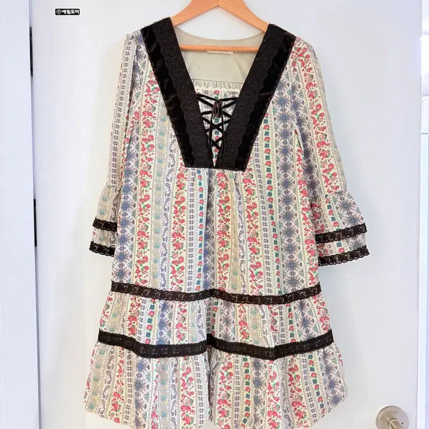 [BUNJANG] Axisfarm Hippie Corset Dress / 액시즈팜 히피 코르셋 원피스