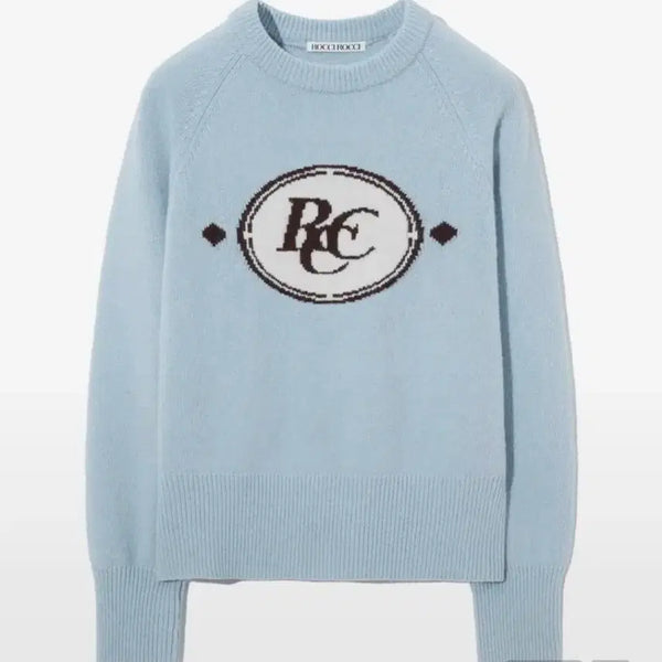 [BUNJANG] Rossiroissi Knit Sweater Soft Blue / (정가13) 로씨로씨 니트 스위터 소프트 블루 여름뮤트 추천템