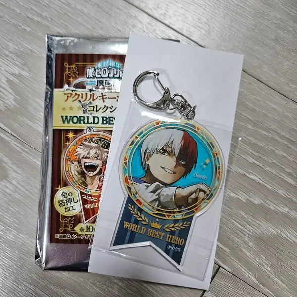 [BUNJANG] My Hero Academia Art Exhibition Todoroki Keychain / 히로아카 원화전 키링 토도로키