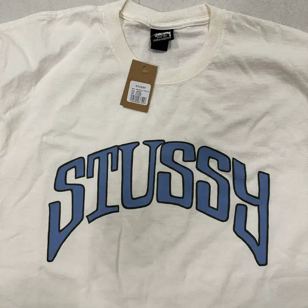 [BUNJANG] Stussy Arch Logo T-Shirt XL New / 스투시 아치드 티셔츠 XL 새상품 하자