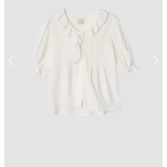[BUNJANG] Sodding Bread Frida White Blouse / 쏘딩키브레드 Frida White Blouse 블라우스 새상품