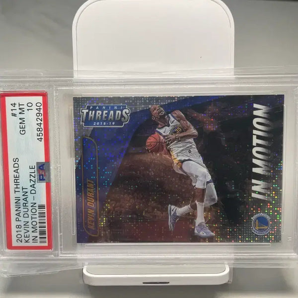 [BUNJANG] 2018 Panini Threads Kevin Durant IN MOTION PSA 10 Card / 2018 NBA 파니니 스레드 케빈 듀란트 IN MOTION psa10
