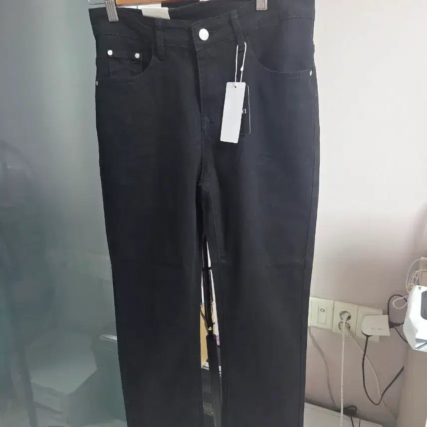 [BUNJANG] Black Denim Pants / 블랙 데님 팬츠