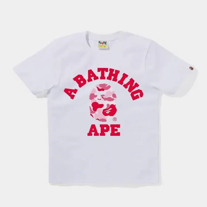 [BUNJANG] A Bathing Ape Pink Camo T-Shirt Size S / (W)베이프 핑크 카모 반팔 S