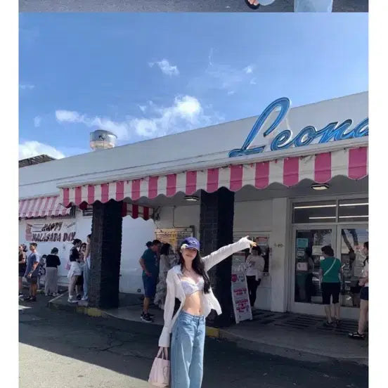 [BUNJANG] Le Plain Brush Washing Denim S Side Short Length Jeans / 르플레인 청바지 s 숏기장