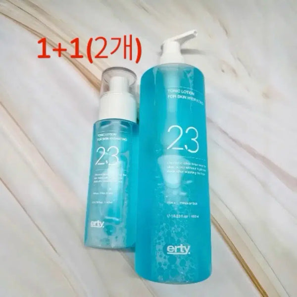 [BUNJANG] Ertiy23 Hydrating Tonic Lotion - 480ml + 140ml Set / 1+1(2개) 에르띠23 토닉로션 포 스킨 하이드레이팅 480+140ml
