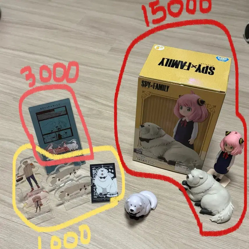 [BUNJANG] Spy x Family Acrylic Stand Figure / 스파이패밀리 피규어 아크릴 스텐드 판매