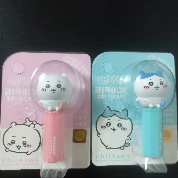 [BUNJANG] Chiikawa & Hachiware Lip Balm Set - Unsealed / 새상품 립케어 림밤 치이카와 하치와레 세트