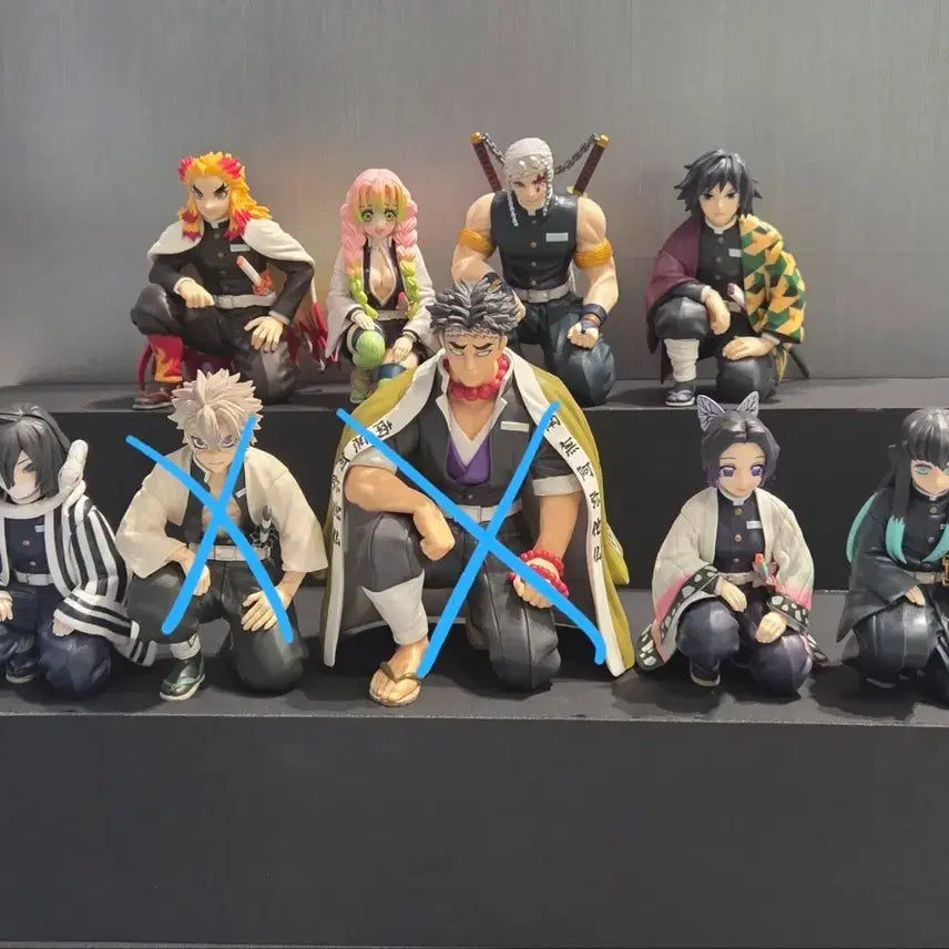 [BUNJANG] Demon Slayer: Kimetsu no Yaiba Ufotable Dining Uchiwa Set (Excluding Gyomei & Sanemi) / 귀멸의칼날 주합회의 7종 일괄 (교메이, 사네미 제외X)