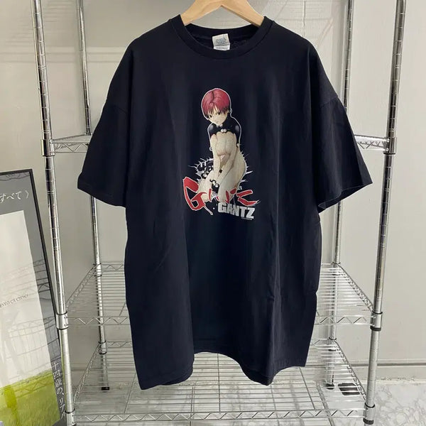 [BUNJANG] Gantz 00s Vintage Anime T-Shirt / 간츠 00s 빈티지 애니메이션 티셔츠 애니티