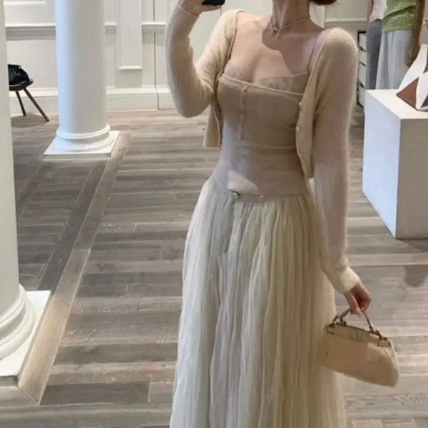 [BUNJANG] Pings Mirev Market Bustier / 핑스 pings 미레브마켓 베일 뷔스티에