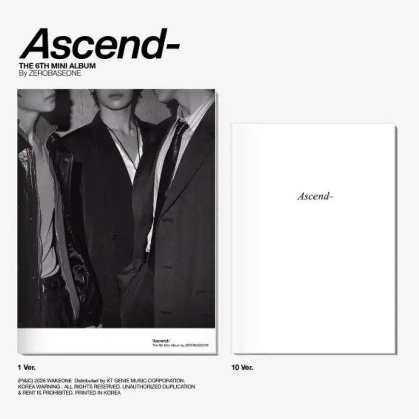 [BUNJANG] ZEROBASEONE Ascend Album 1 Ver. Sealed / 제로베이스원 Ascend 앨범 1 Ver. 미개봉