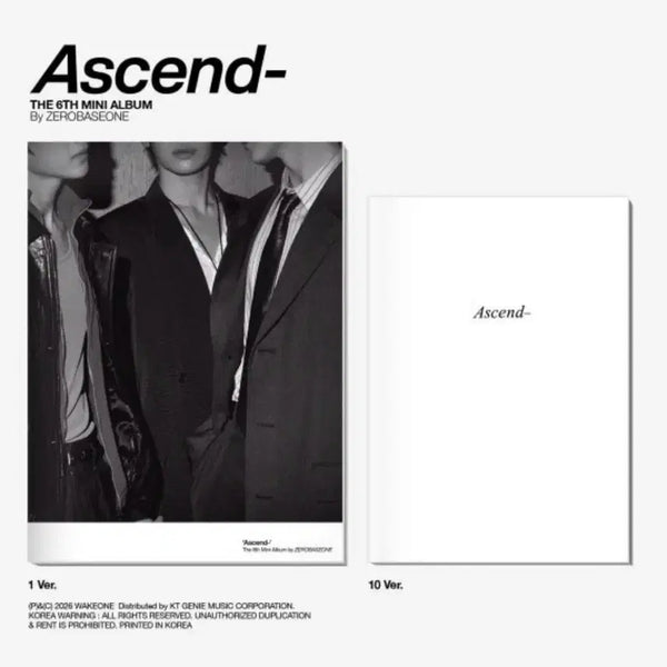 [BUNJANG] ZEROBASEONE Ascend Album 1 Ver. Sealed / 제로베이스원 Ascend 앨범 1 Ver. 미개봉