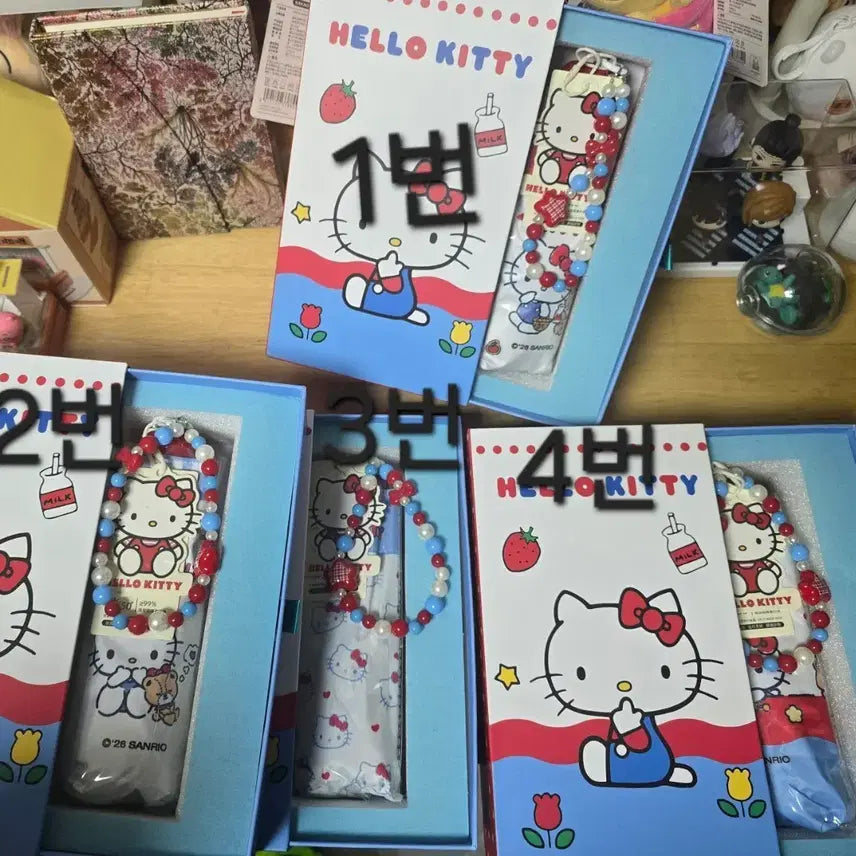 [BUNJANG] Sanrio Hello Kitty Umbrella and Parasol Set (4 Designs) / 산리오 헬로키티 우산 겸 양산 4종