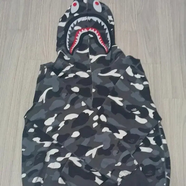 [BUNJANG] Bape City Camo Shark Hoodie / 베이프 야광 시티카모 샤크후드 급처