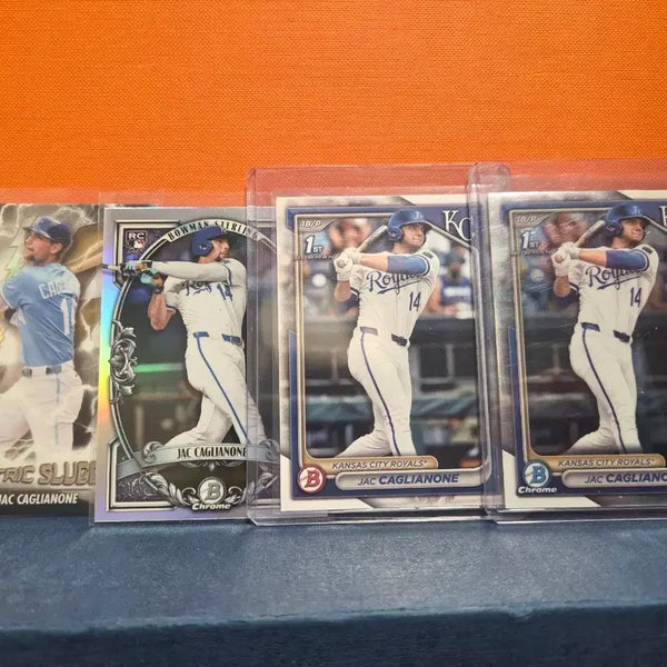 [BUNJANG] Jac Caglianone Baseball Cards (4 Cards) / [4장] 잭 캐글리온(Jac caglianone)