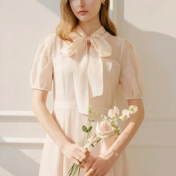 [BUNJANG] Lookast Alice See-through Dress S / 새상품) 룩캐스트 앨리스 시스루 원피스S 결혼식 2부 드레스 상견례 하객