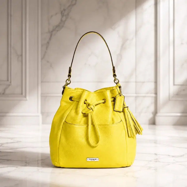 [BUNJANG] COACH Lemon Bucket Bag / COACH 코치 레몬 버킷백