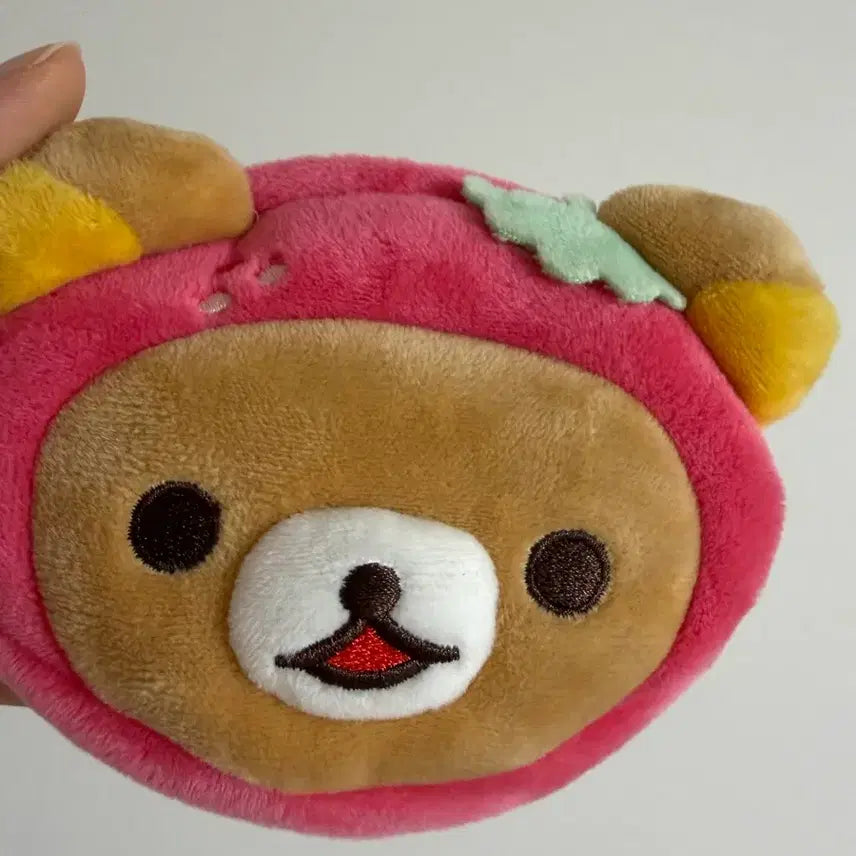 [BUNJANG] Ediya Rilakkuma Strawberry Rilakkuma Pouch / 이디야 리락쿠마 딸기리락쿠마 파우치 판매