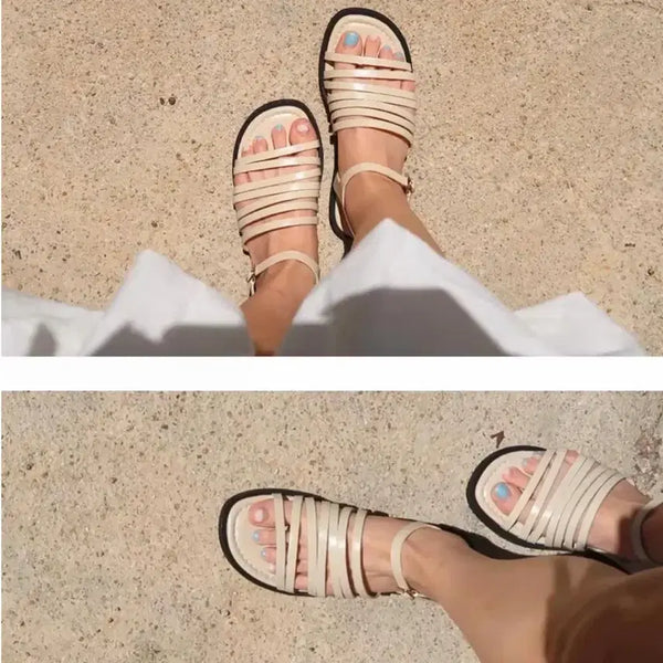 [BUNJANG] Marcok Multyple Strap Sandals / 마크모크 멀티플 스트랩 샌들
