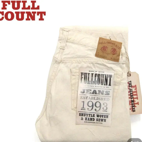 [BUNJANG] Fullcount 1108 Ecru Denim (Size 30) / 풀카운트 1108 에크루 30 사이즈