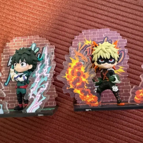 [BUNJANG] My Hero Academia World Art Collection Izuku & Katsuki Set / 나히아 히로아카 월아트 컬렉션 미도리야 바쿠고 세트로 팝니다.
