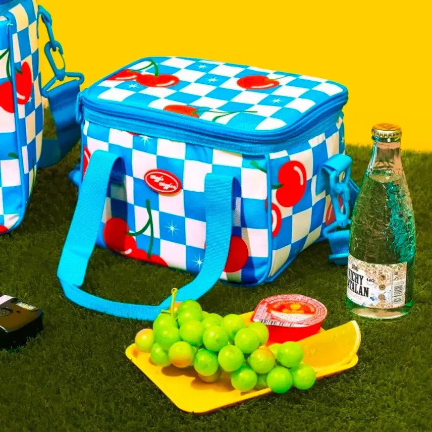 [BUNJANG] Wiggle Wiggle Two-Way Cooler Bag (M) - Cherry / 위글위글 투웨이 보냉백(M)-Cherry