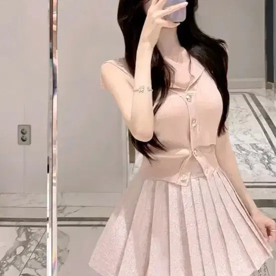 [BUNJANG] Mielde Pink Princess Marine Bell Cardigan / 미엘르 핑쿠공쥬 마린벨 가디건 수입의류 제이리즈 아이스바닐라 라첼 모브